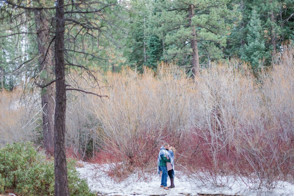 Snow Engagement, Snowy Engagement, Skypark, Rose Cabins, Outdoor Bride