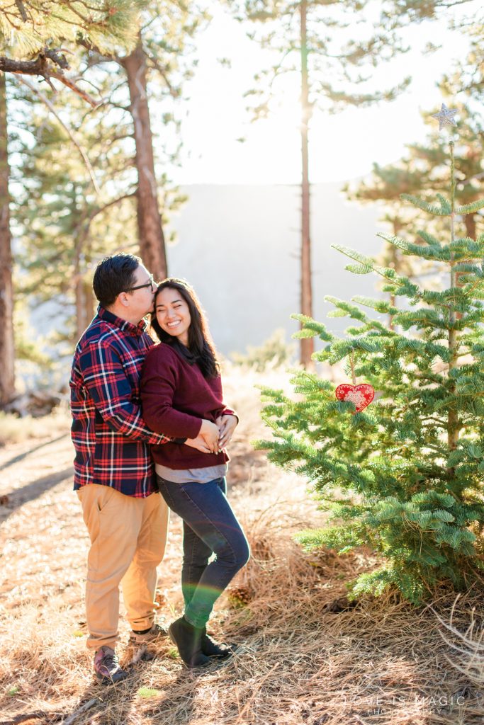Christmas Tree Photos, Engagement Photos, Couple Photos