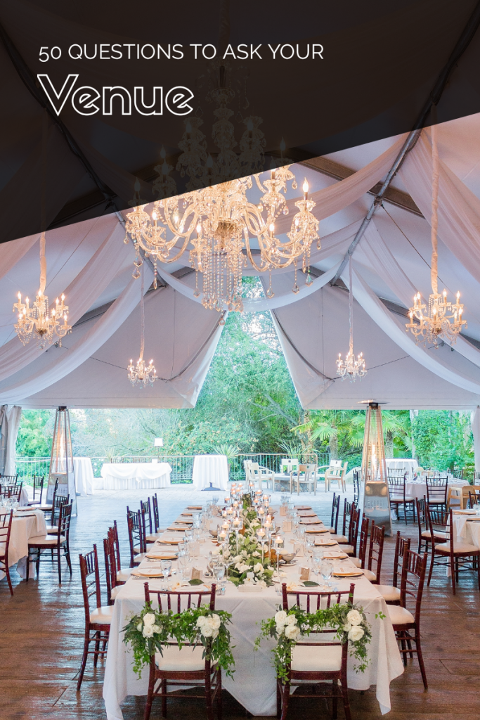 15 questions to ask your venue