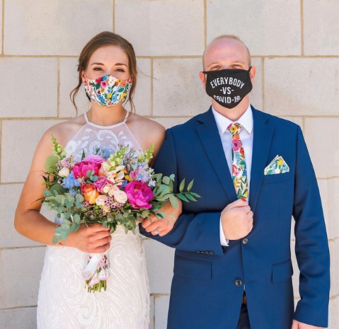 Covid Wedding, Mask Wedding