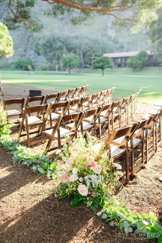 The Ranch Laguna Beach Wedding ceremony site, photo by Love is Magic Photography