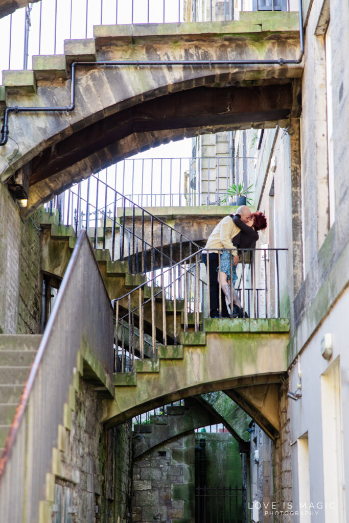 Edinburgh Engagement photos in Stockbridge