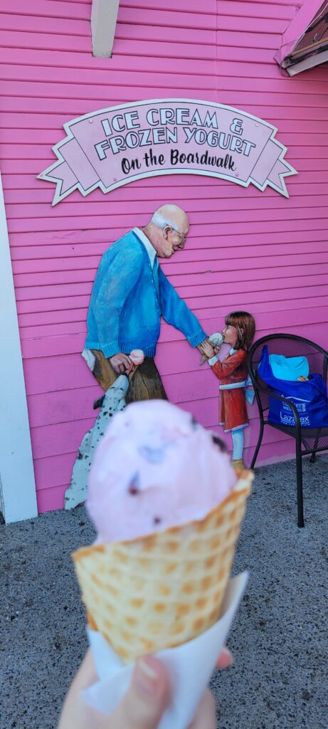 ice cream at Shoreline Village, photo by Love is Magic Photography