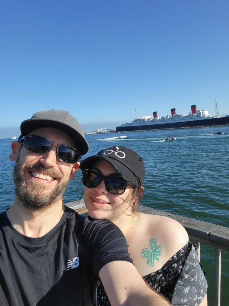 view of the Queen Mary, photo by Love is Magic Photography