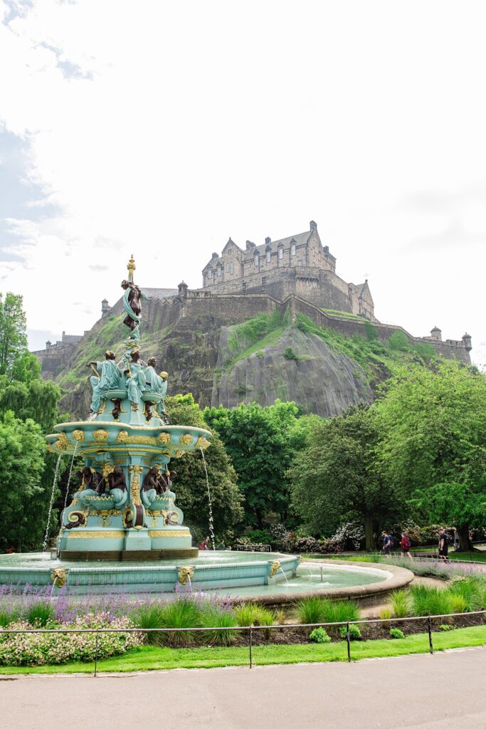 Ross Fountain in Edinburgh