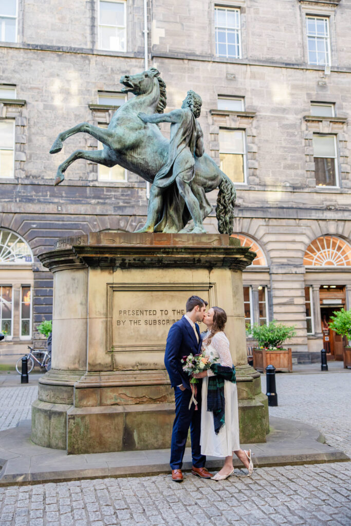statue in Edinburgh City Chambers courtyard statue in Edinburgh City Chambers courtyard