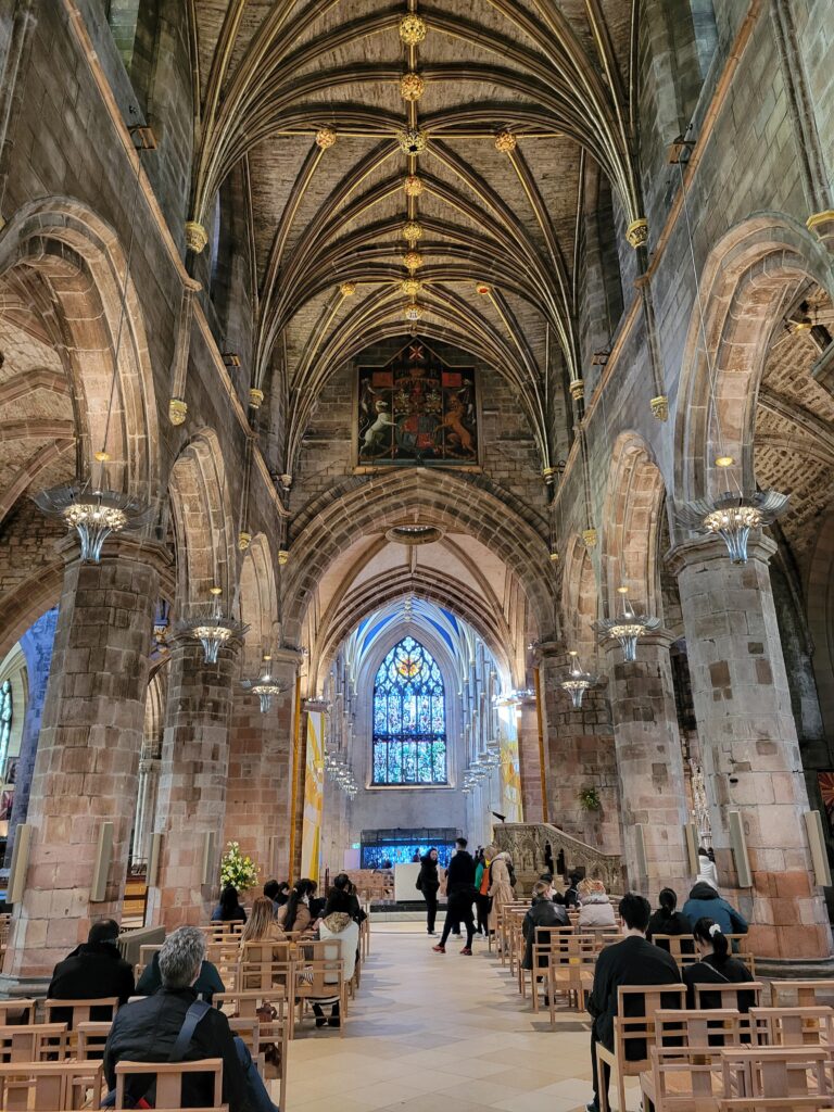 St. Giles near Edinburgh City Chambers Wedding