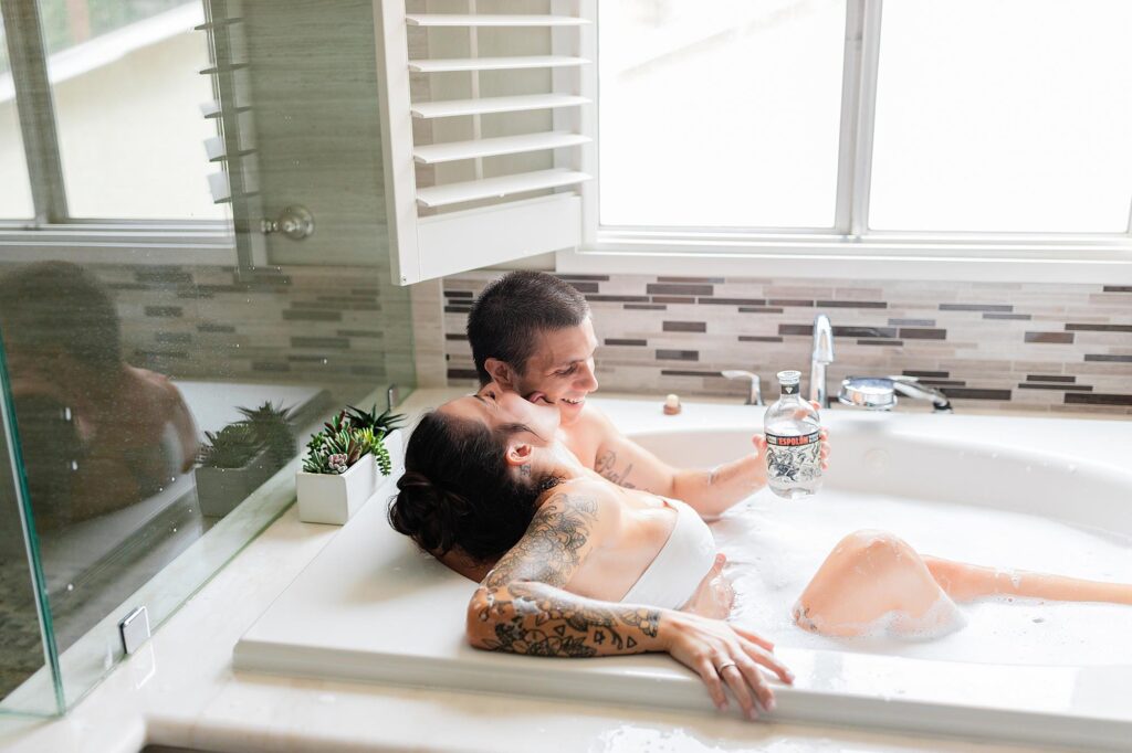 bathtub boudoir, couples boudoir bathtub boudoir, couples boudoir