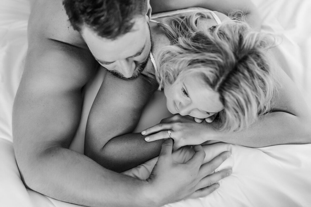 sweet couples boudoir photos