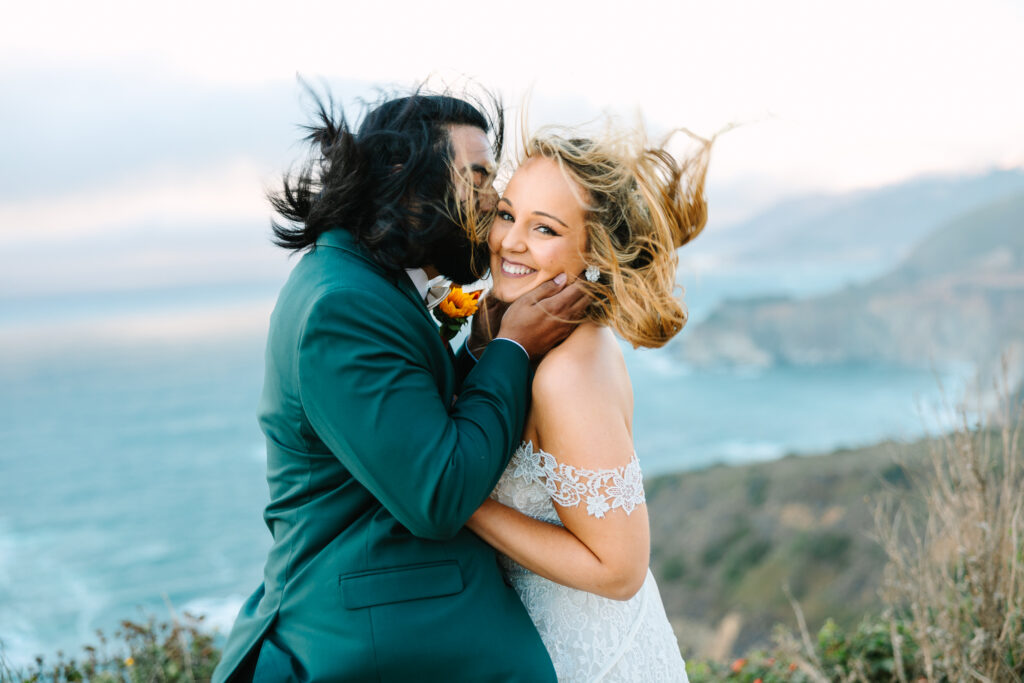windswept hair and loads of kisses